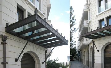 Pensilina in vetro - Sliding panel shutter by Capoferri Serramenti - view 3